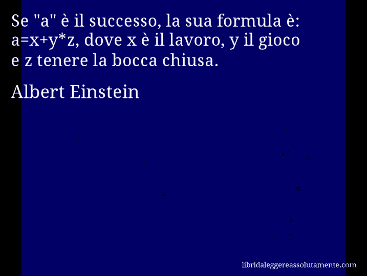 Aforisma di Albert Einstein : Se 