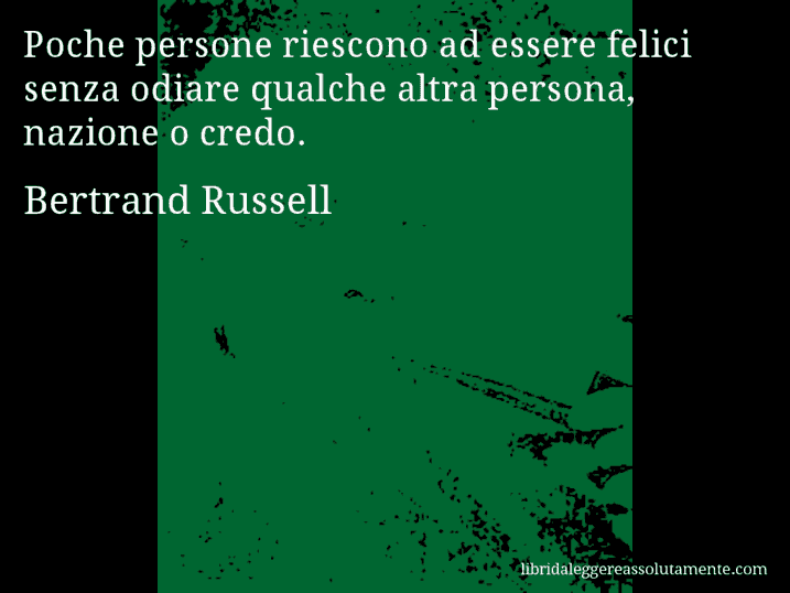 cartolina aforisma bertrand russell