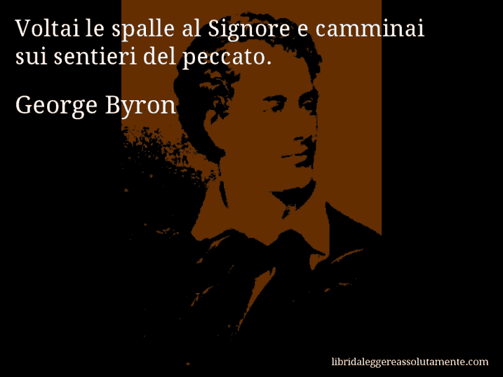 cartolina aforisma george byron