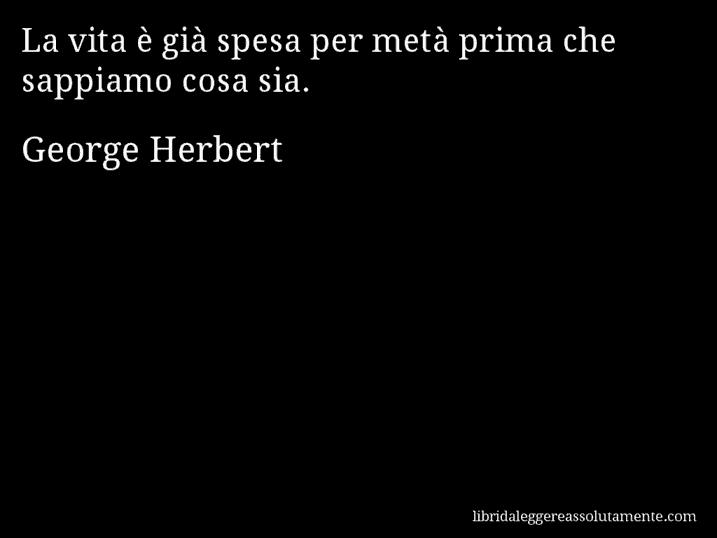 cartolina aforisma george herbert