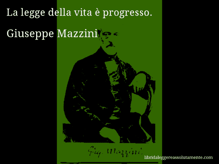 cartolina aforisma giuseppe mazzini