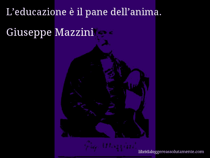 cartolina aforisma giuseppe mazzini