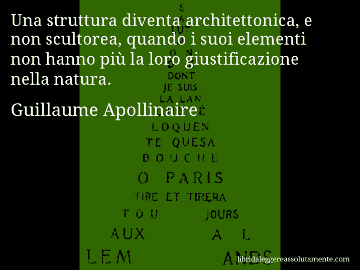 cartolina aforisma guillaume apollinaire