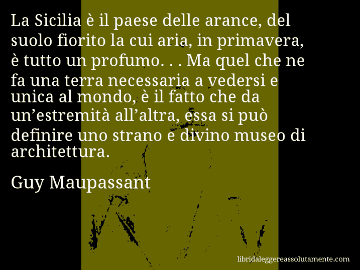 cartolina aforisma guy maupassant