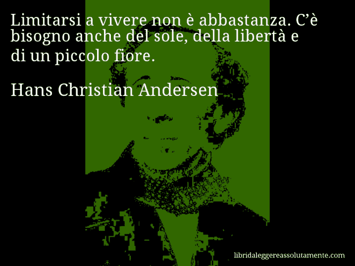 cartolina aforisma hans christian andersen