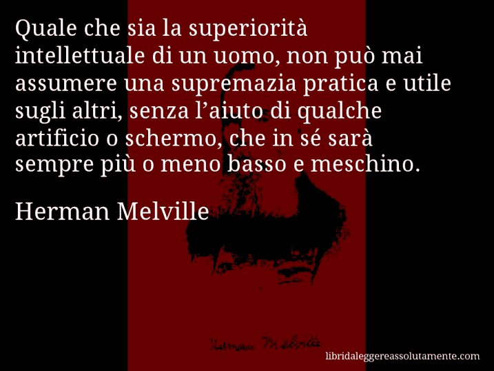 cartolina aforisma herman melville