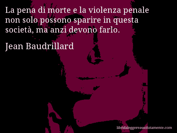 cartolina aforisma jean baudrillard