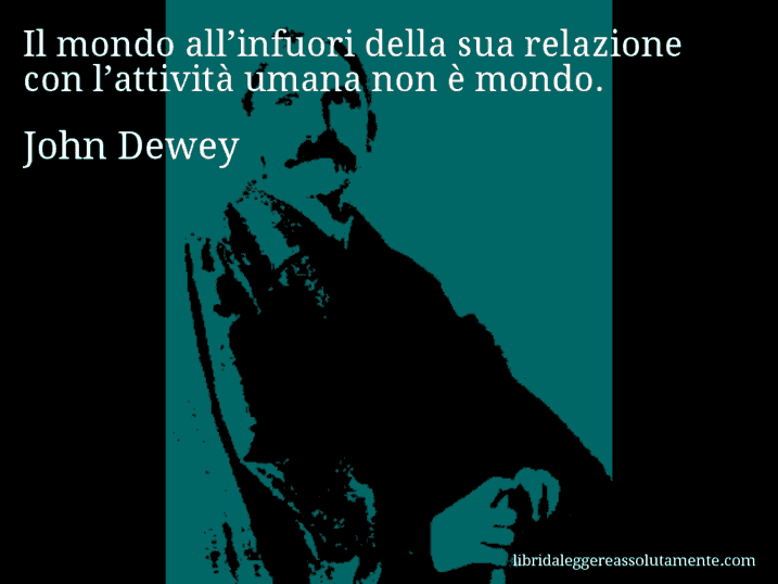 cartolina aforisma john dewey