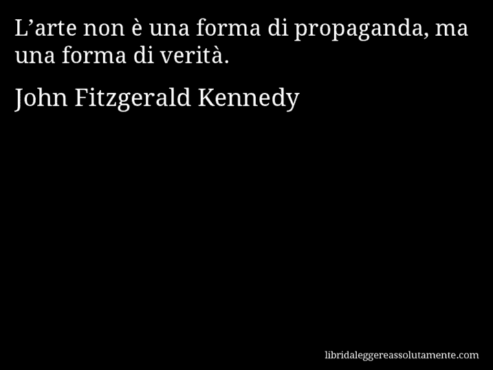 cartolina aforisma john fitzgerald kennedy