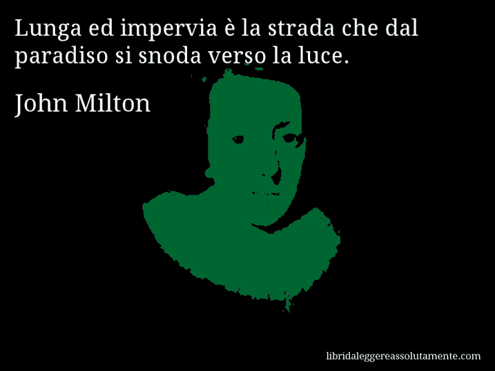 cartolina aforisma john milton