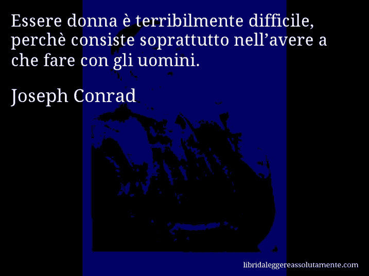 cartolina aforisma joseph conrad