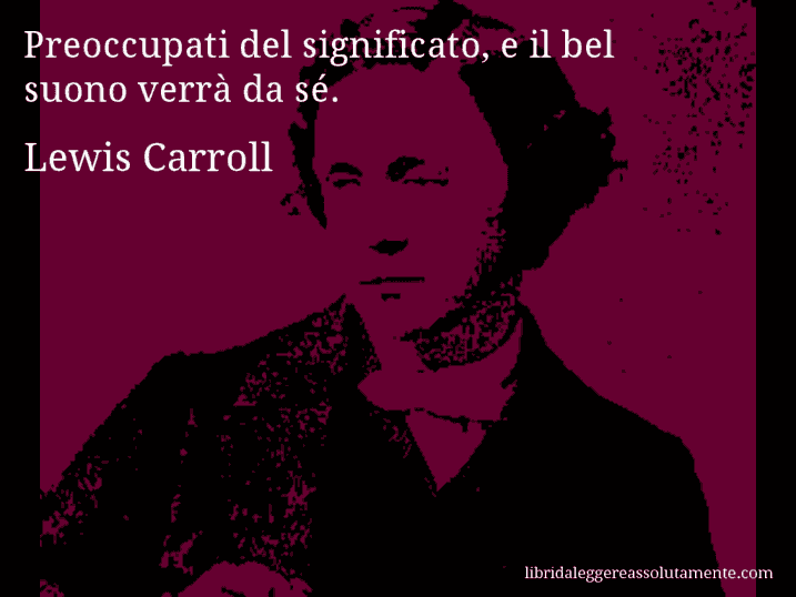 cartolina aforisma lewis carroll