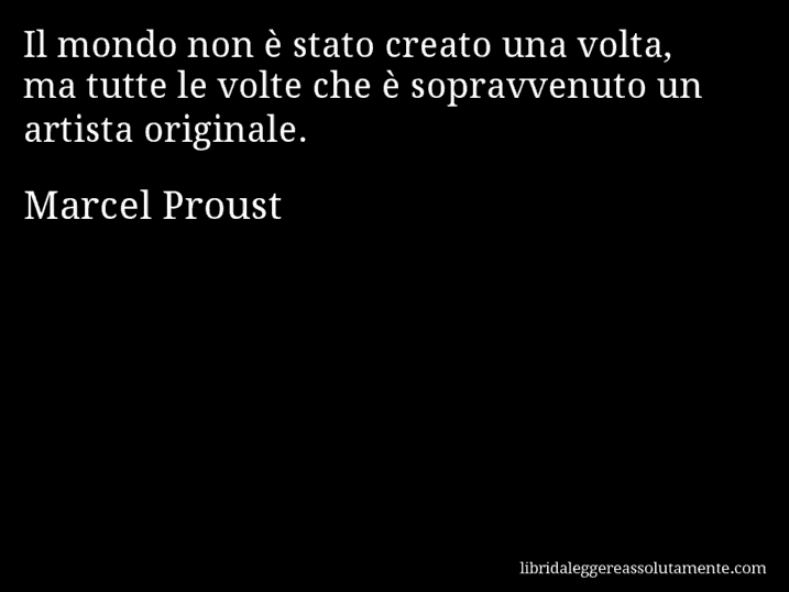 cartolina aforisma marcel proust