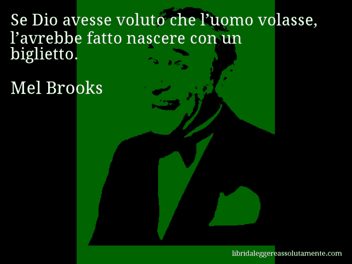 cartolina aforisma mel brooks