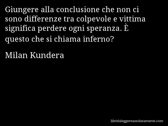 cartolina aforisma milan kundera