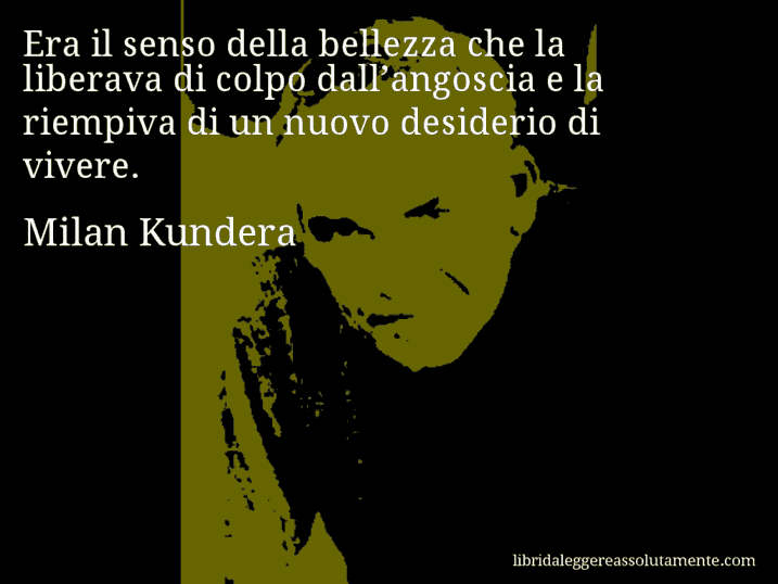 cartolina aforisma milan kundera