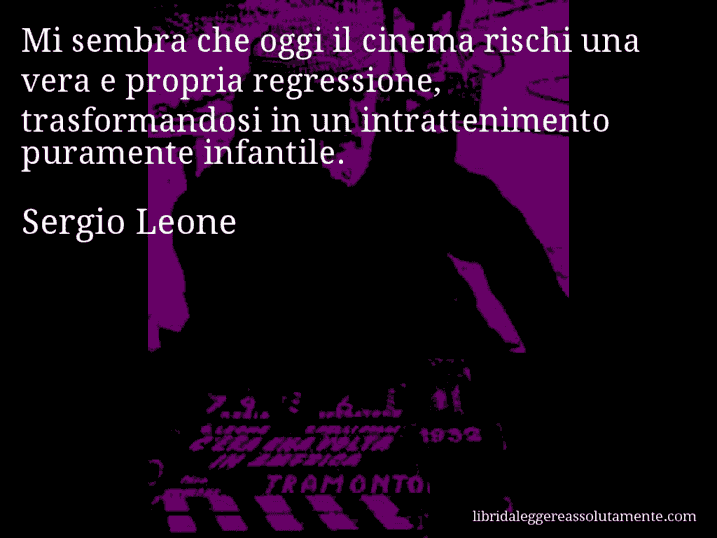 cartolina aforisma sergio leone