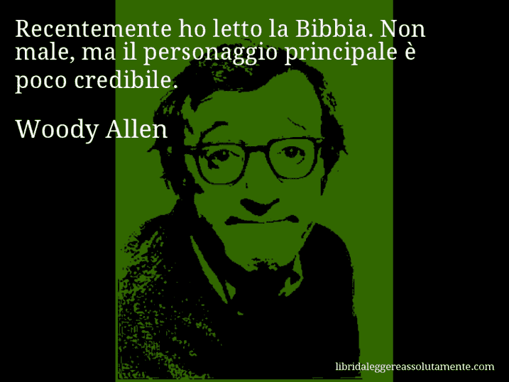 cartolina aforisma woody allen